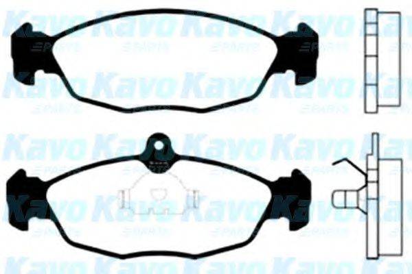 KAVO PARTS BP1002 Комплект гальмівних колодок, дискове гальмо