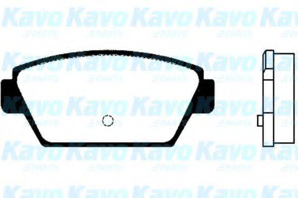 KAVO PARTS BP3002 Комплект гальмівних колодок, дискове гальмо