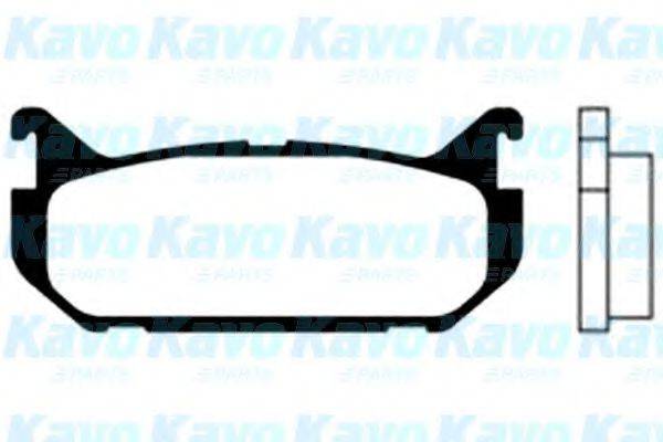 KAVO PARTS BP4540 Комплект гальмівних колодок, дискове гальмо