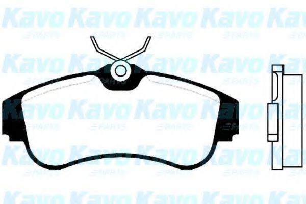 KAVO PARTS BP6515 Комплект гальмівних колодок, дискове гальмо