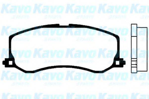 KAVO PARTS BP8510 Комплект гальмівних колодок, дискове гальмо