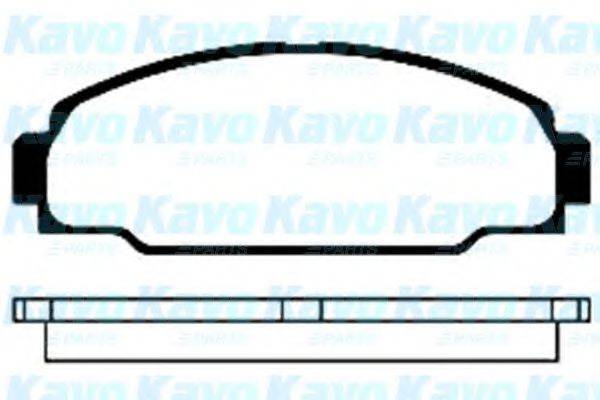 KAVO PARTS BP9024 Комплект гальмівних колодок, дискове гальмо