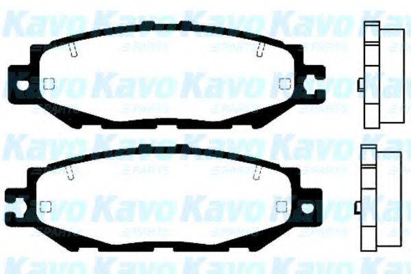 KAVO PARTS BP9057 Комплект гальмівних колодок, дискове гальмо