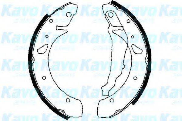 KAVO PARTS BS2908 Комплект гальмівних колодок