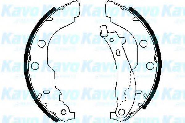 KAVO PARTS BS7416 Комплект гальмівних колодок