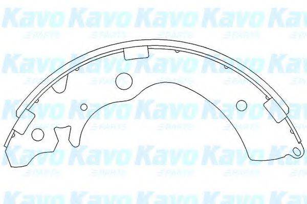 KAVO PARTS KBS2901 Комплект гальмівних колодок