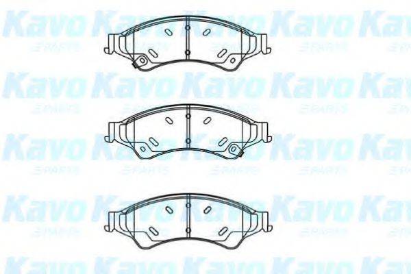 KAVO PARTS BP4583 Комплект гальмівних колодок, дискове гальмо