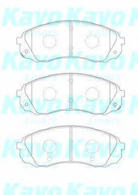 KAVO PARTS BP4022 Комплект гальмівних колодок, дискове гальмо