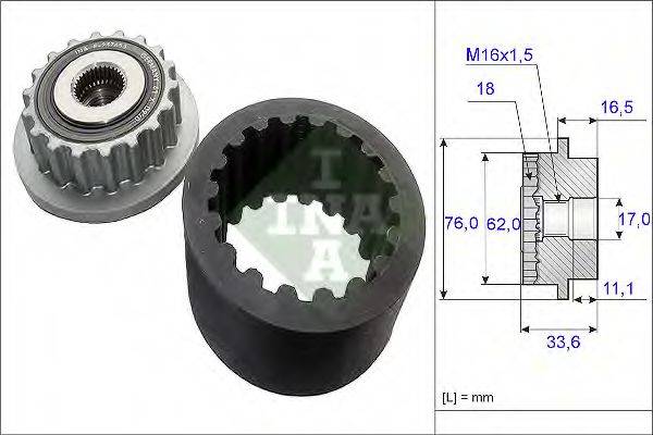 INA 535018610 Комплект еластичної муфти зчеплення