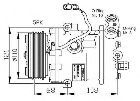 NRF 32197G Компресор, кондиціонер