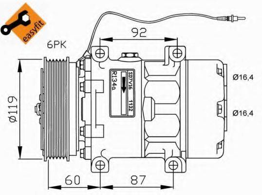 NRF 32276G Компресор, кондиціонер