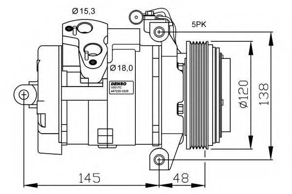 NRF 32470G Компресор, кондиціонер