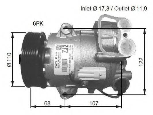 NRF 32781G Компресор, кондиціонер