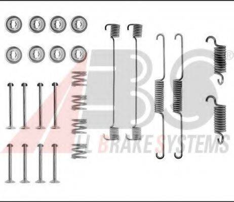 A.B.S. 0514Q Комплектуючі, гальмівна колодка