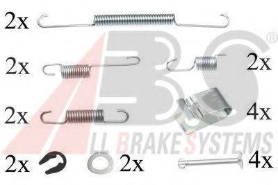 A.B.S. 0847Q Комплектуючі, гальмівна колодка