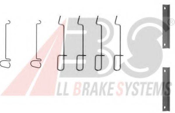 A.B.S. 1070Q Комплектуючі, колодки дискового гальма