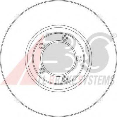 A.B.S. 15775 гальмівний диск