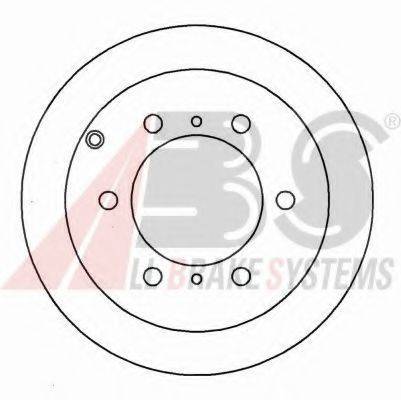 A.B.S. 16471OE гальмівний диск
