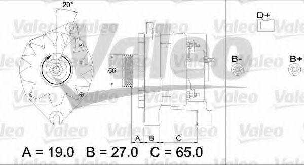 VALEO 433457 Генератор