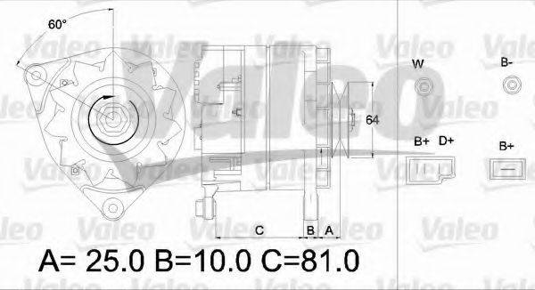 VALEO 436179 Генератор