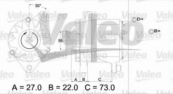 VALEO 436242 Генератор