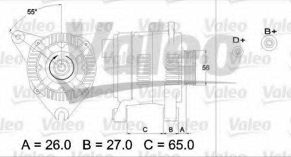 VALEO 436489 Генератор