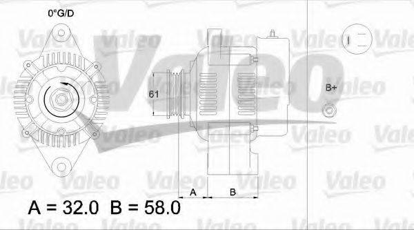 VALEO 436521 Генератор