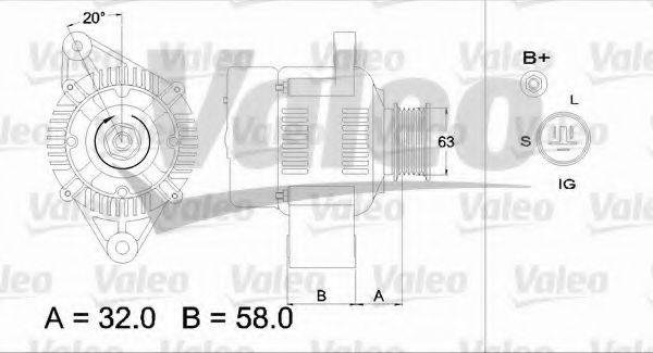 VALEO 436541 Генератор