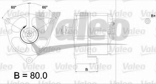 VALEO 436571 Генератор