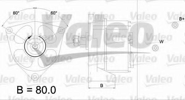 VALEO 436578 Генератор