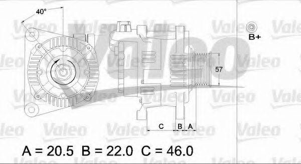 VALEO 437138 Генератор