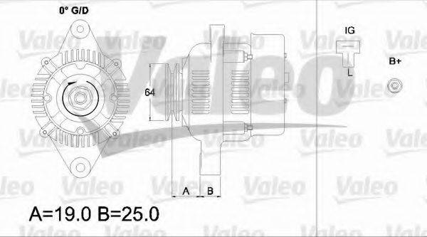 VALEO 437153 Генератор