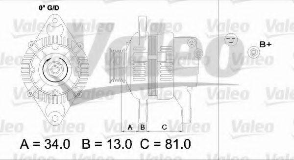 VALEO 437158 Генератор