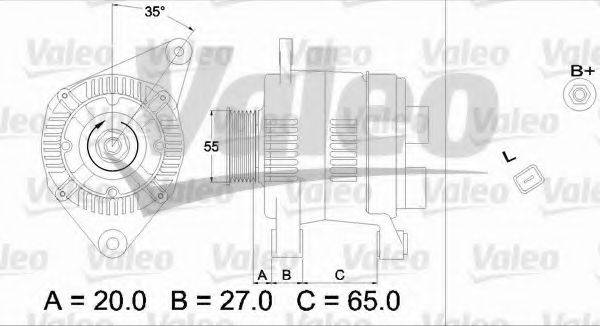 VALEO 437196 Генератор