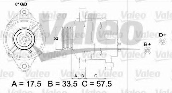 VALEO 437213 Генератор