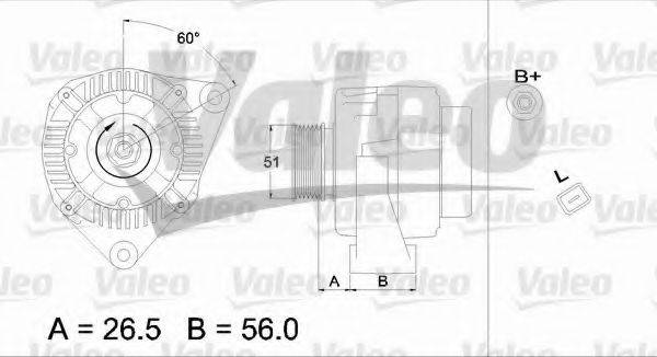 VALEO 437312 Генератор