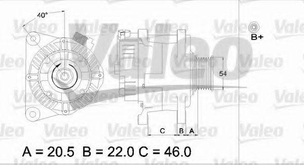 VALEO 437357 Генератор