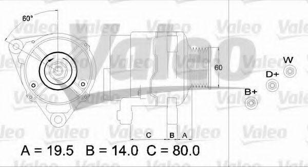 VALEO 437385 Генератор