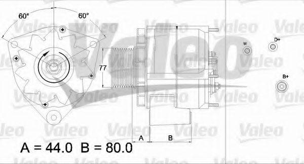 VALEO 437440 Генератор