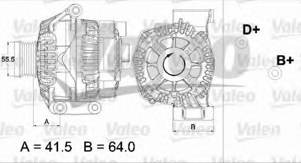 VALEO 437474 Генератор