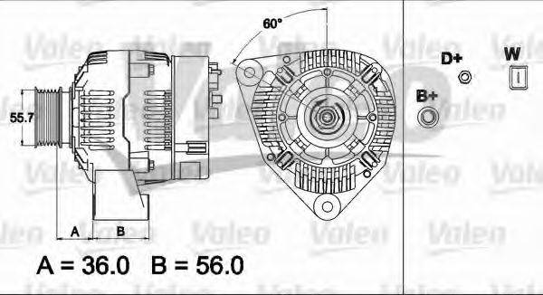 VALEO 437499 Генератор