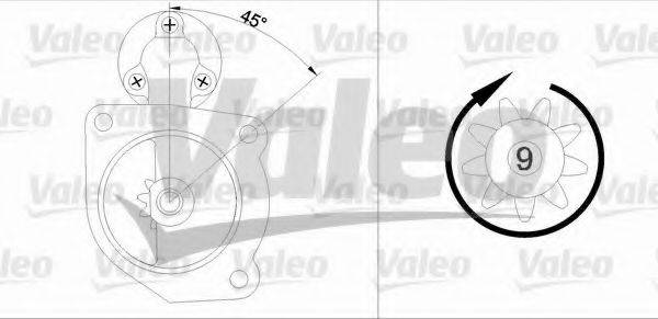 VALEO 455536 Стартер