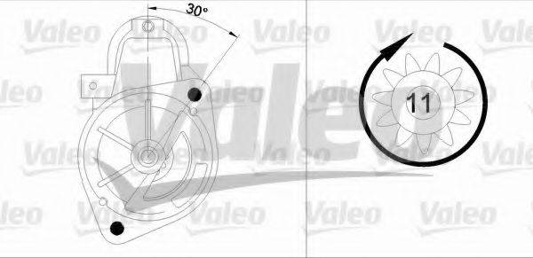 VALEO 455554 Стартер