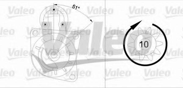 VALEO 455726 Стартер