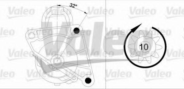 VALEO 455745 Стартер