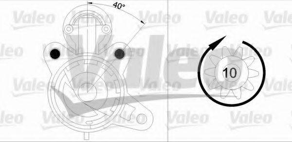 VALEO 455893 Стартер