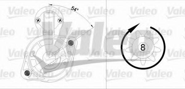 VALEO 455963 Стартер