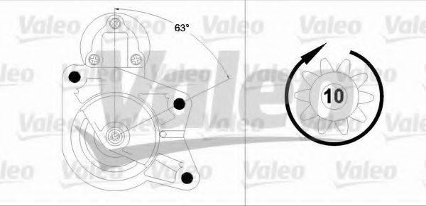 VALEO 458202 Стартер