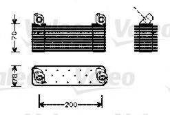 VALEO 817623 масляний радіатор, моторне масло