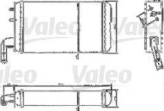 VALEO 883015 Теплообмінник, опалення салону